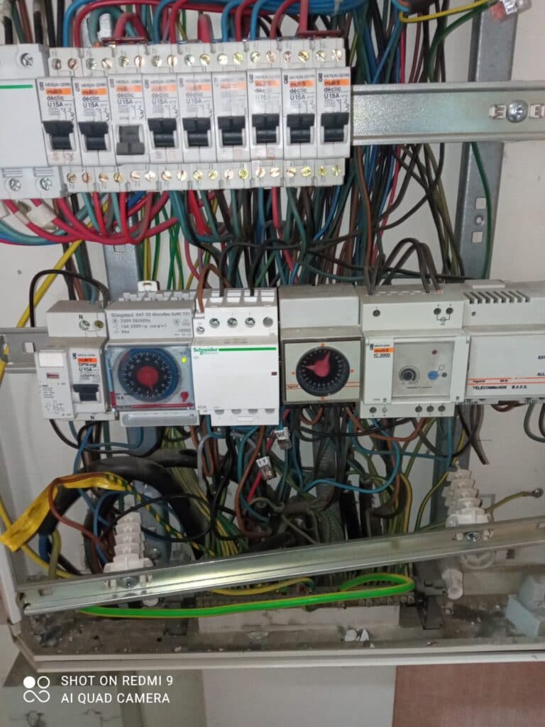 Installation électrique complète — tableau et câblage neuf