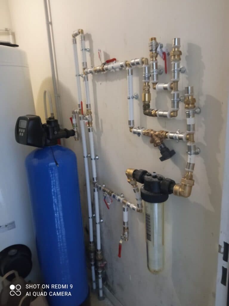 Installation sanitaires — plomberie salle de bain complète
